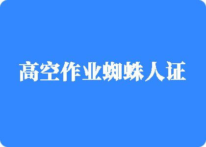 青青草大鸡巴插逼视频好想要高空作业蜘蛛人证